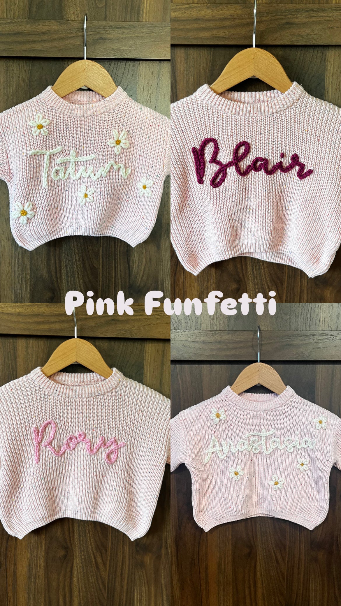 Custom Embroidered Knit Sweater