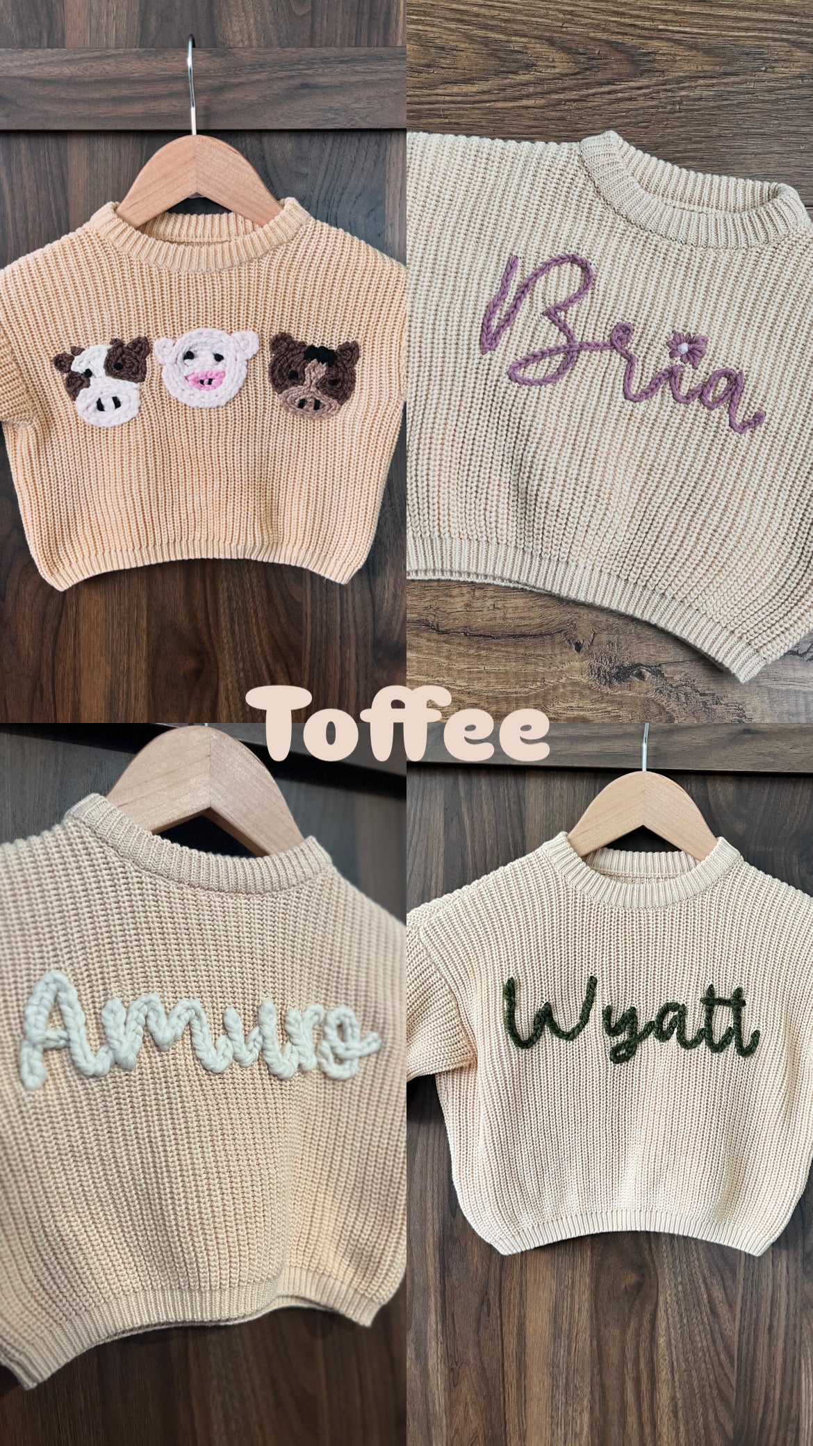 Custom Embroidered Knit Sweater