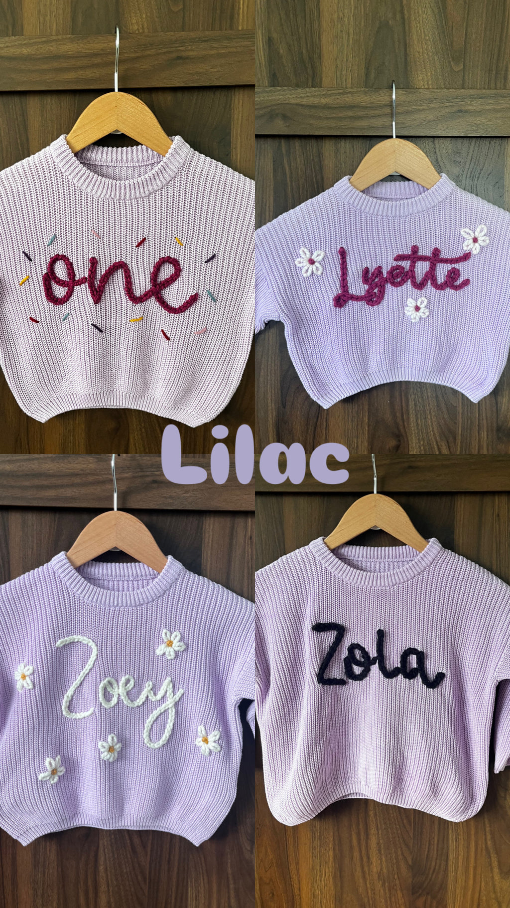 Custom Embroidered Knit Sweater