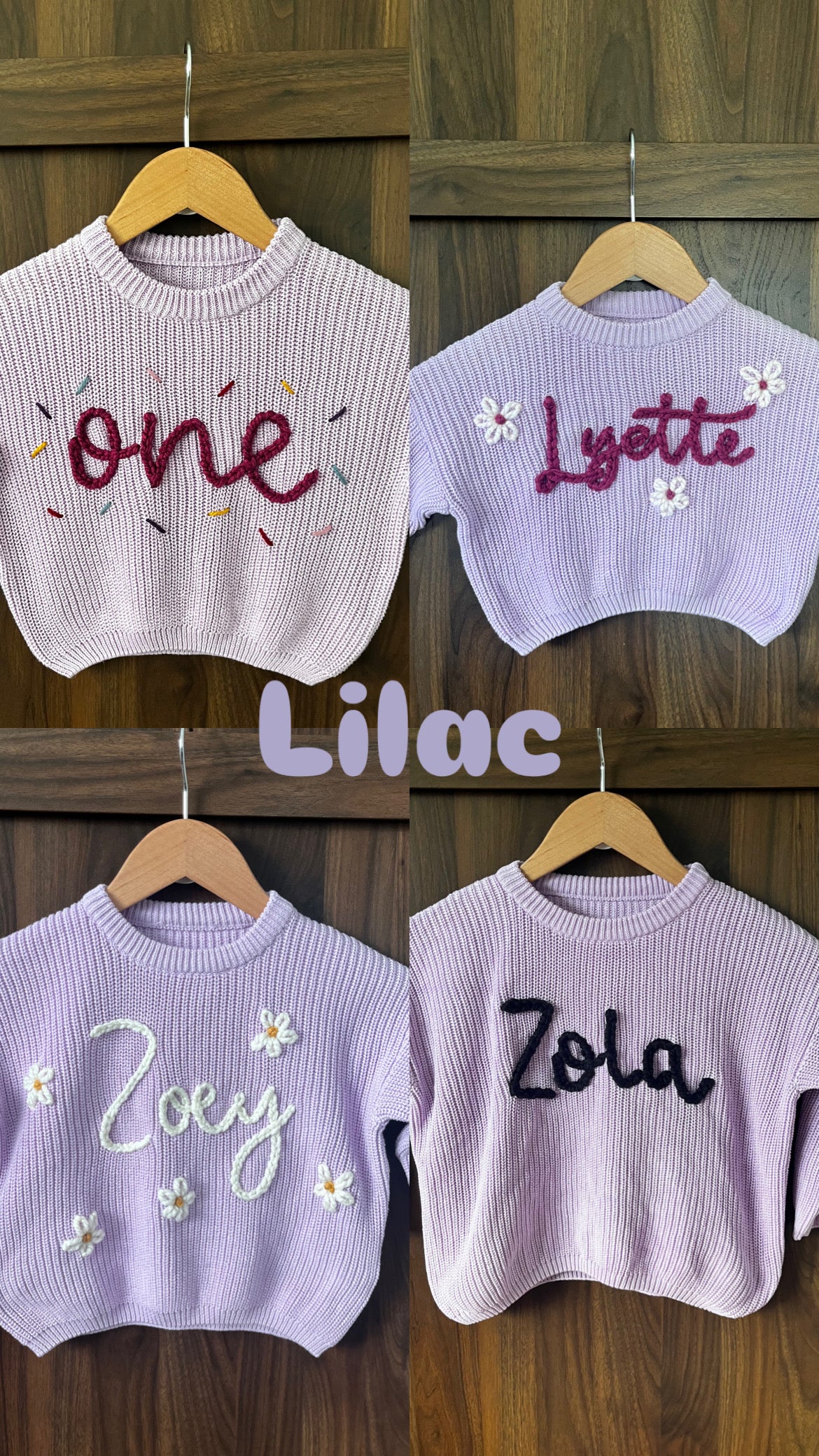 Custom Embroidered Knit Sweater