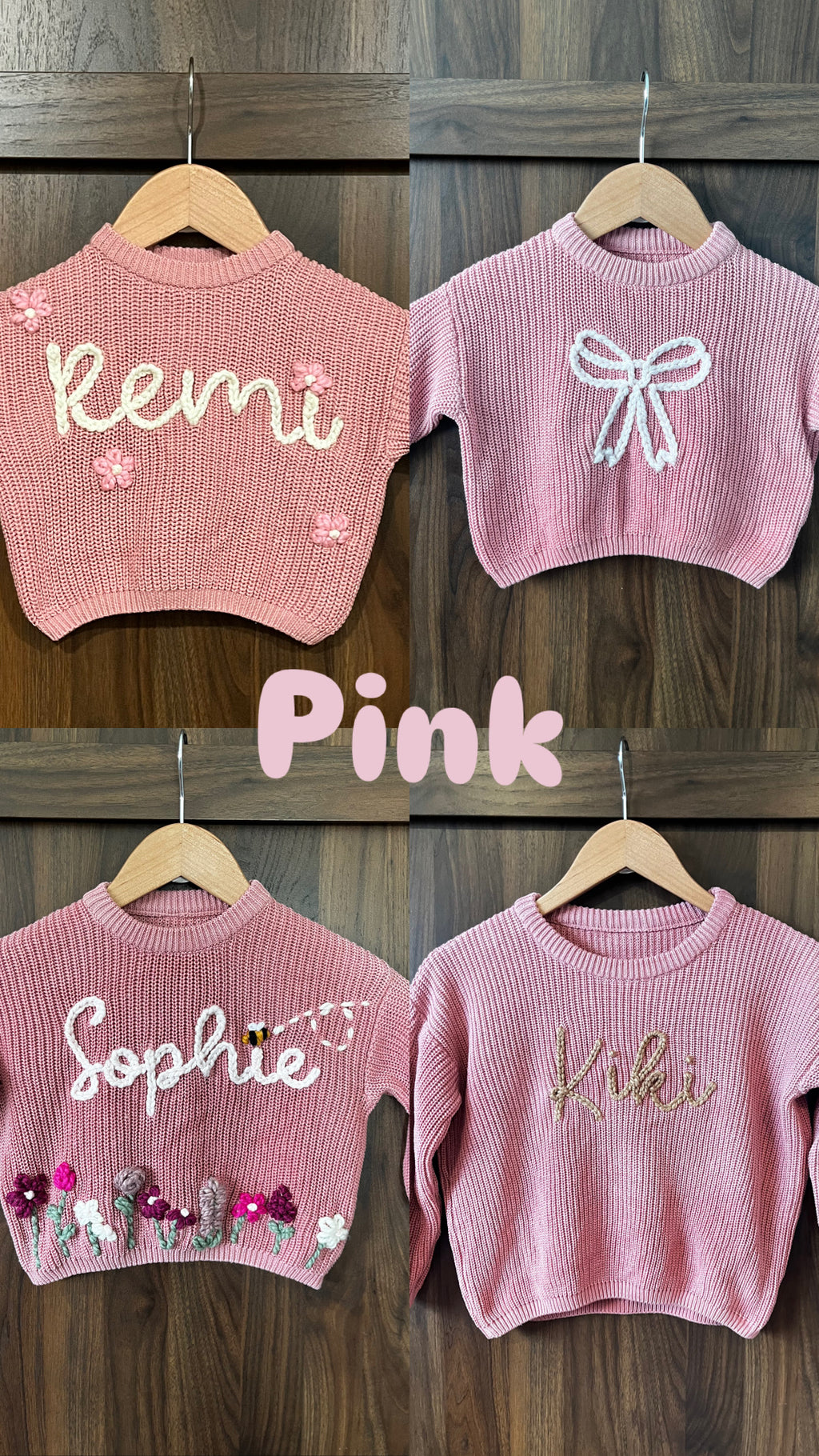 Custom Embroidered Knit Sweater