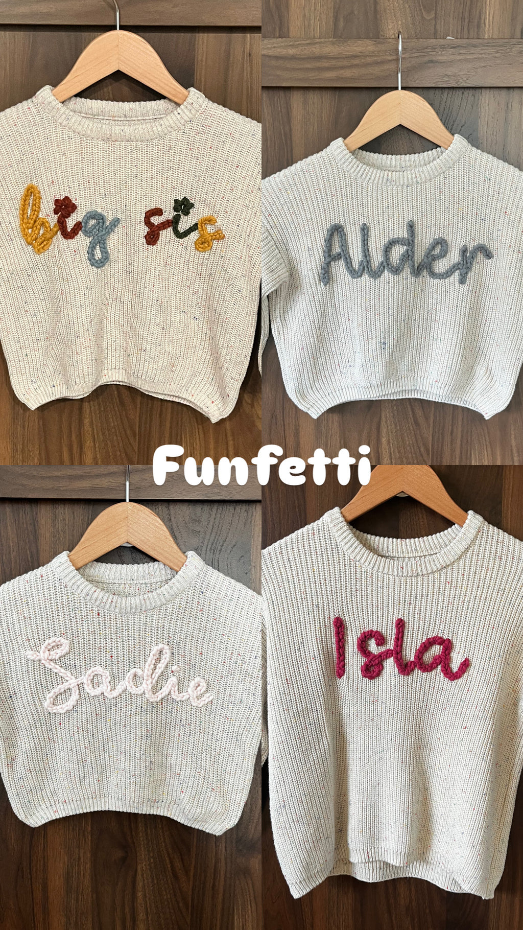 Custom Embroidered Knit Sweater