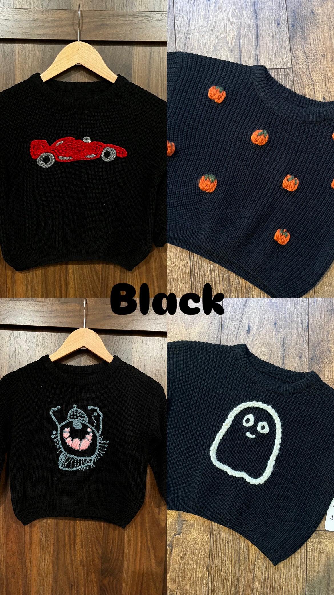 Custom Embroidered Knit Sweater