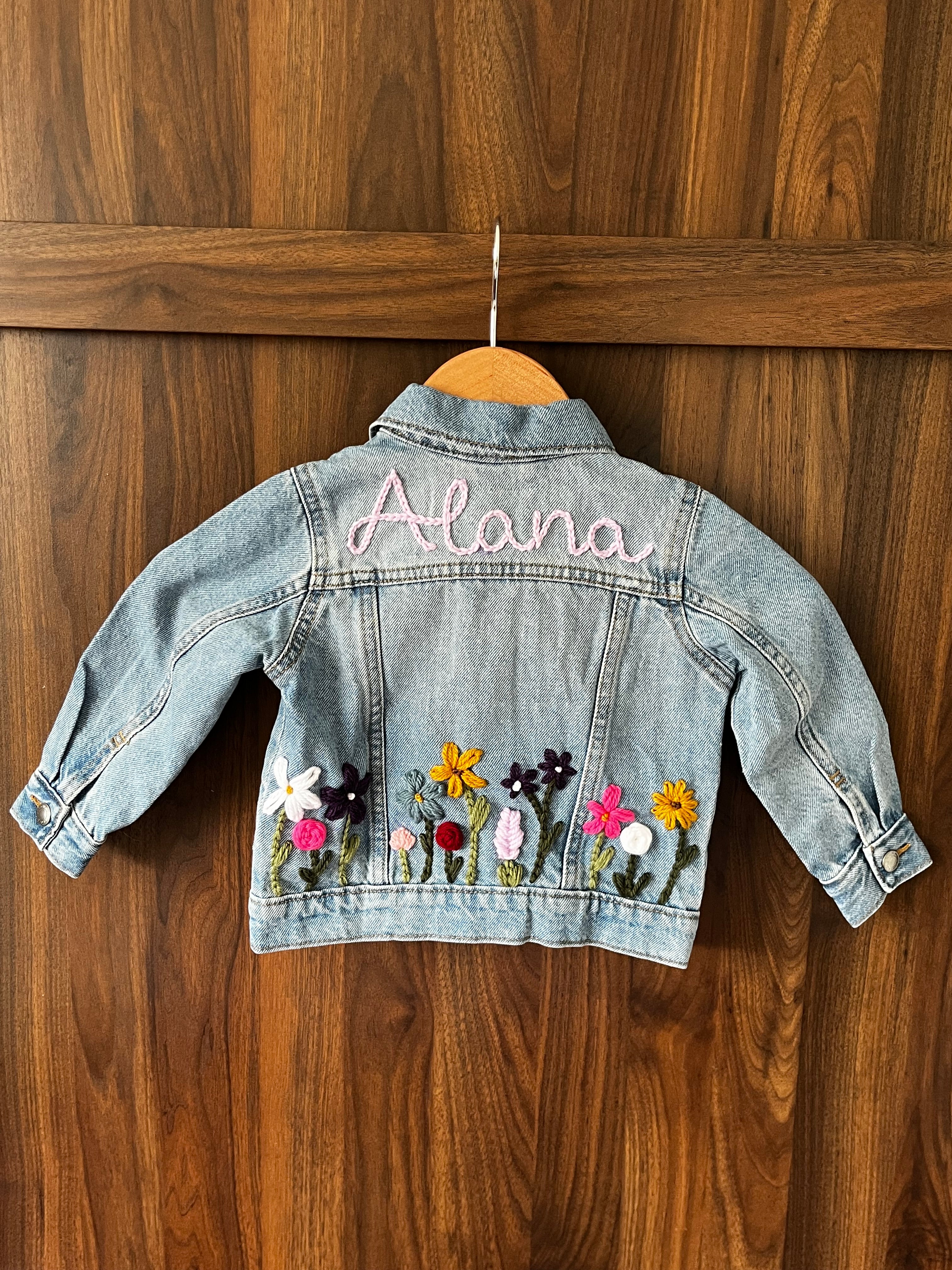 Custom Embroidered Denim Jacket