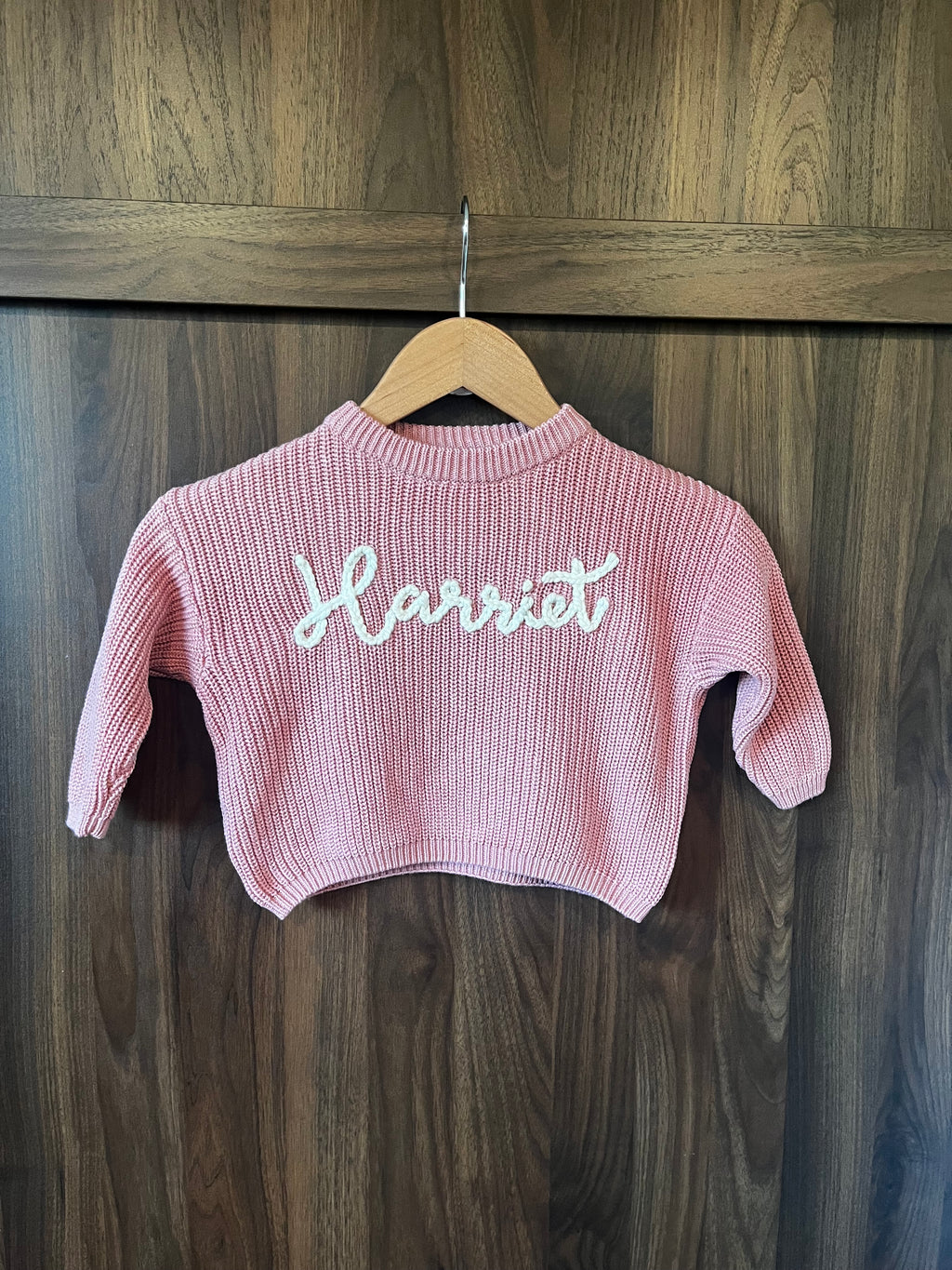 Custom Embroidered Knit Sweater