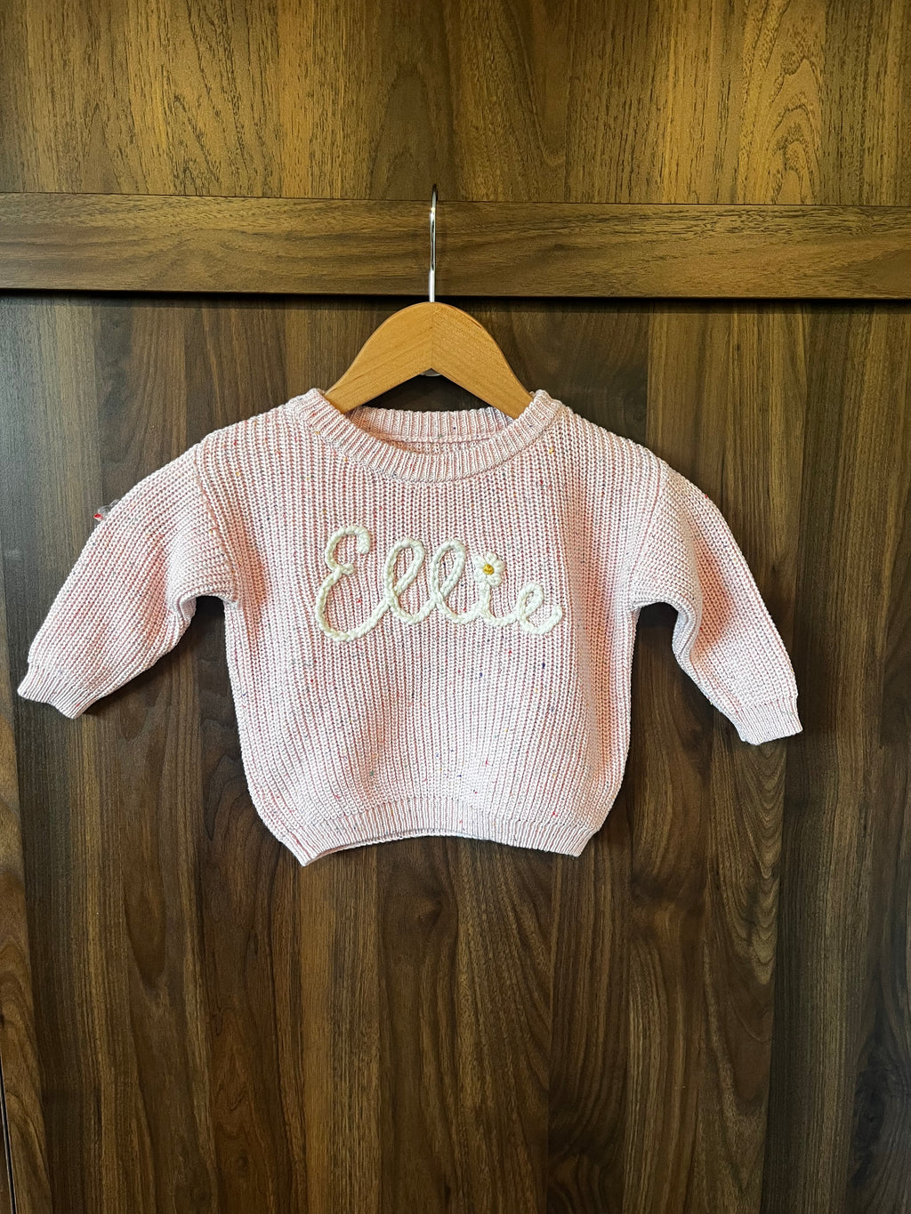 Custom Embroidered Knit Sweater