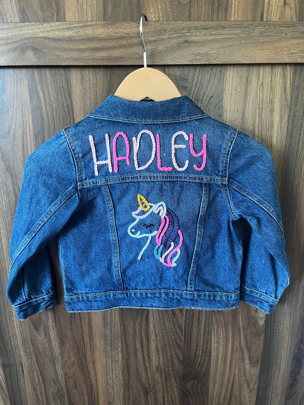 Custom Embroidered Denim Jacket