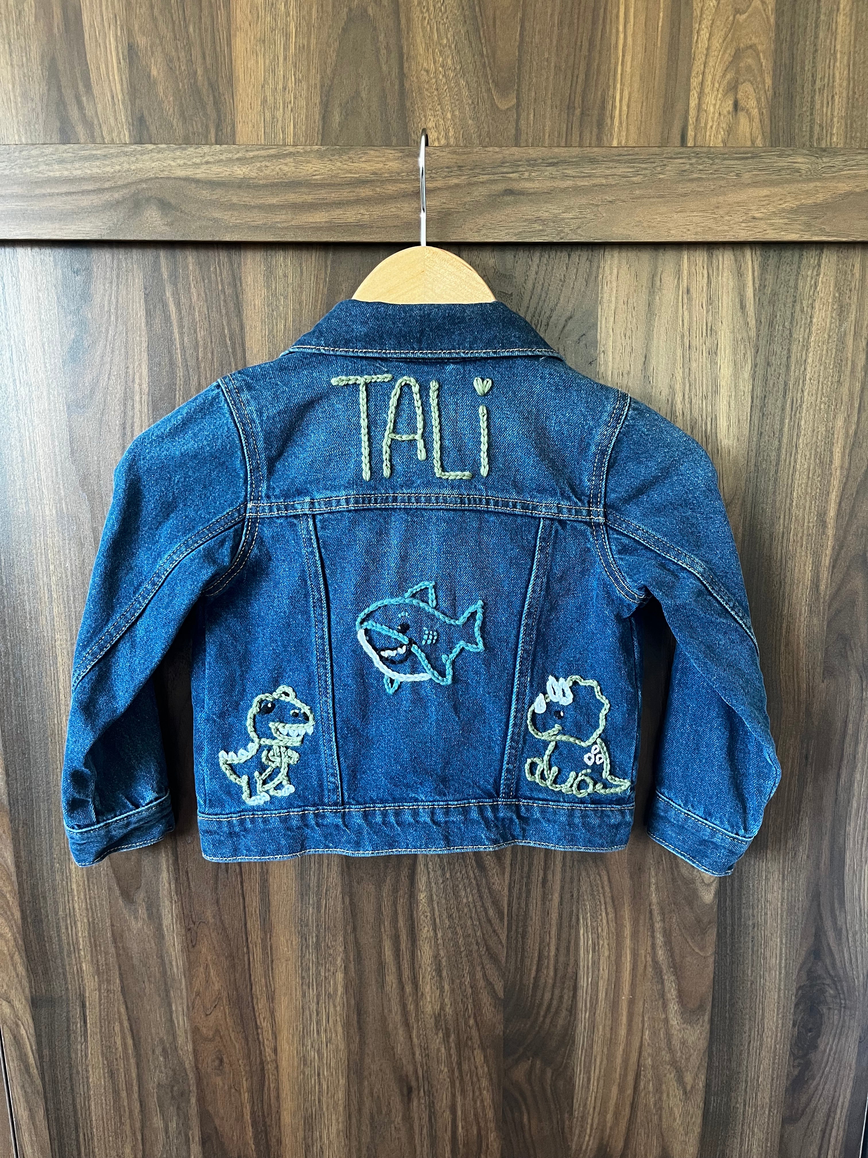 Custom Embroidered Denim Jacket