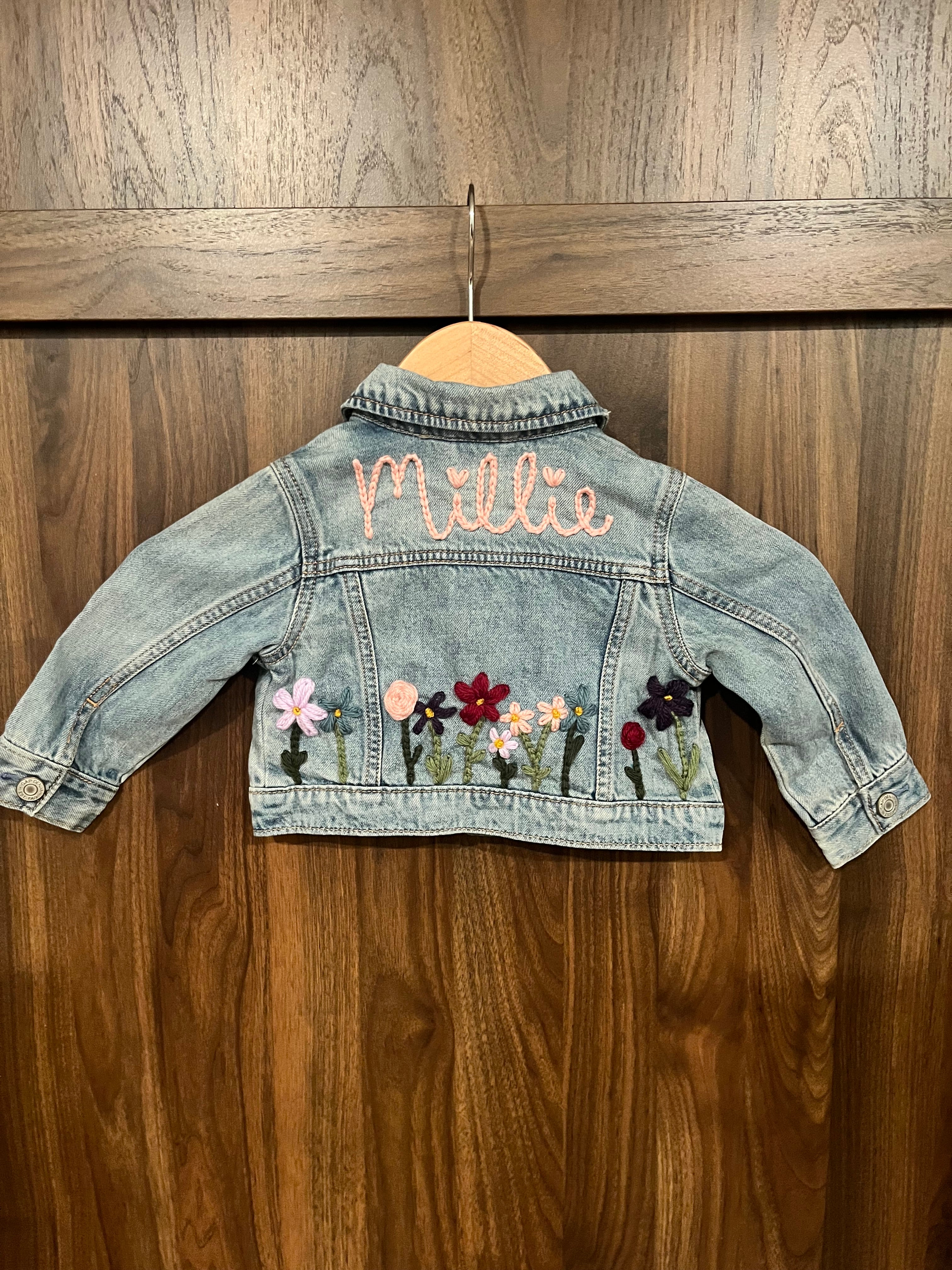 Custom Embroidered Denim Jacket