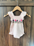 Custom Knit Ruffle Rompers